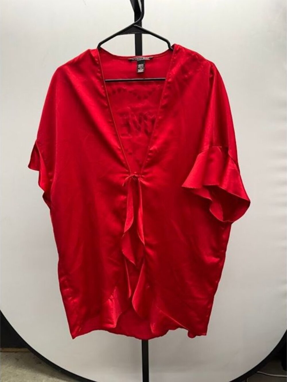 Victoria's Secret Red Satin-Like Robe